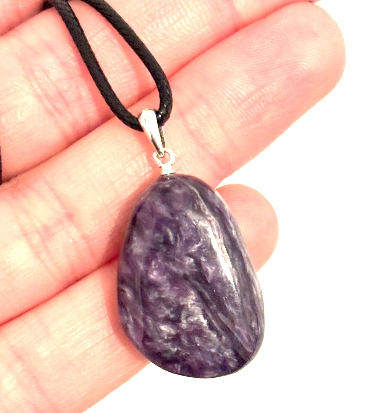 Charoite Highest Grade Super Rare Necklace (Russia)