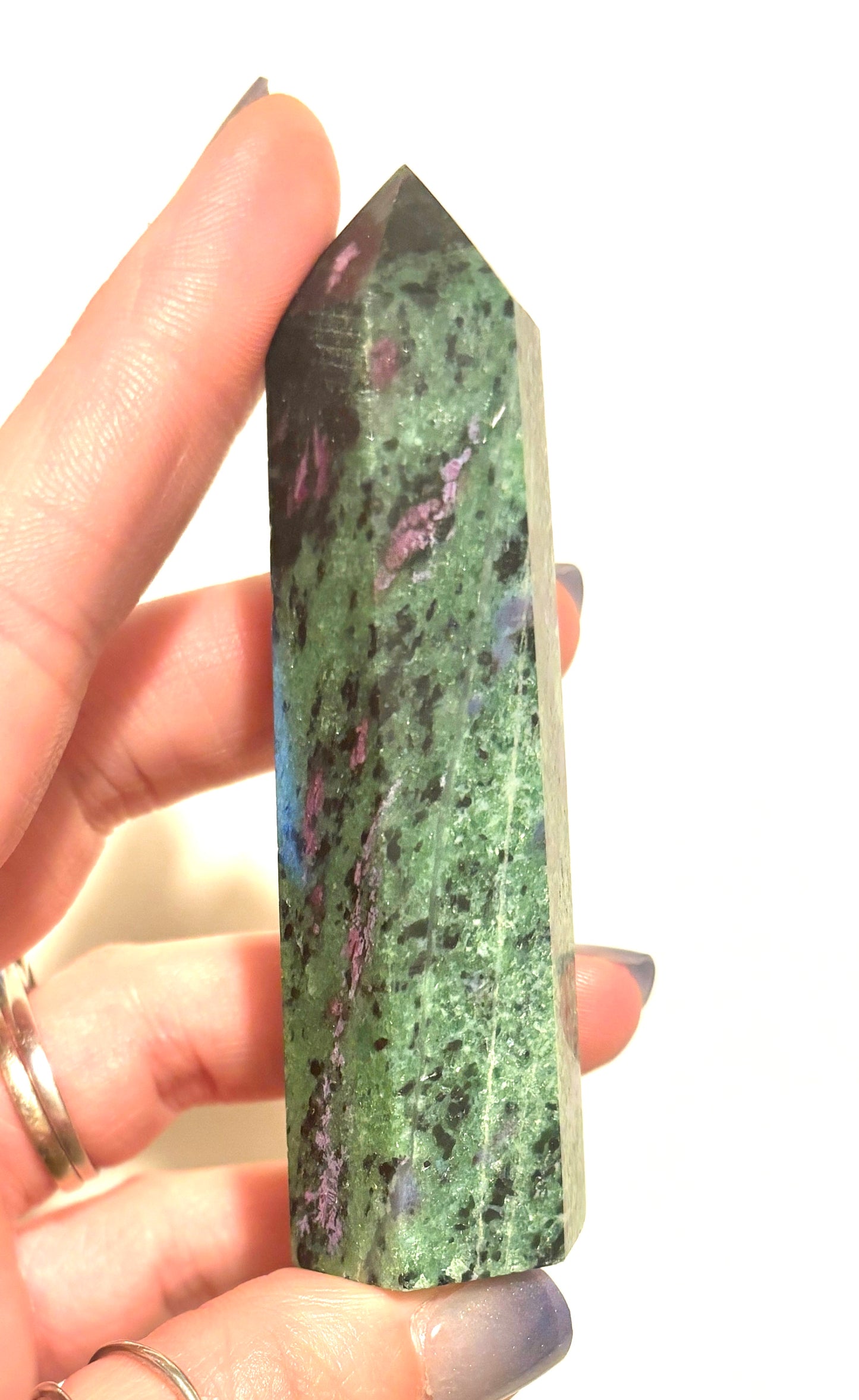 Ruby Zoisite Rare Small High Grade Tower