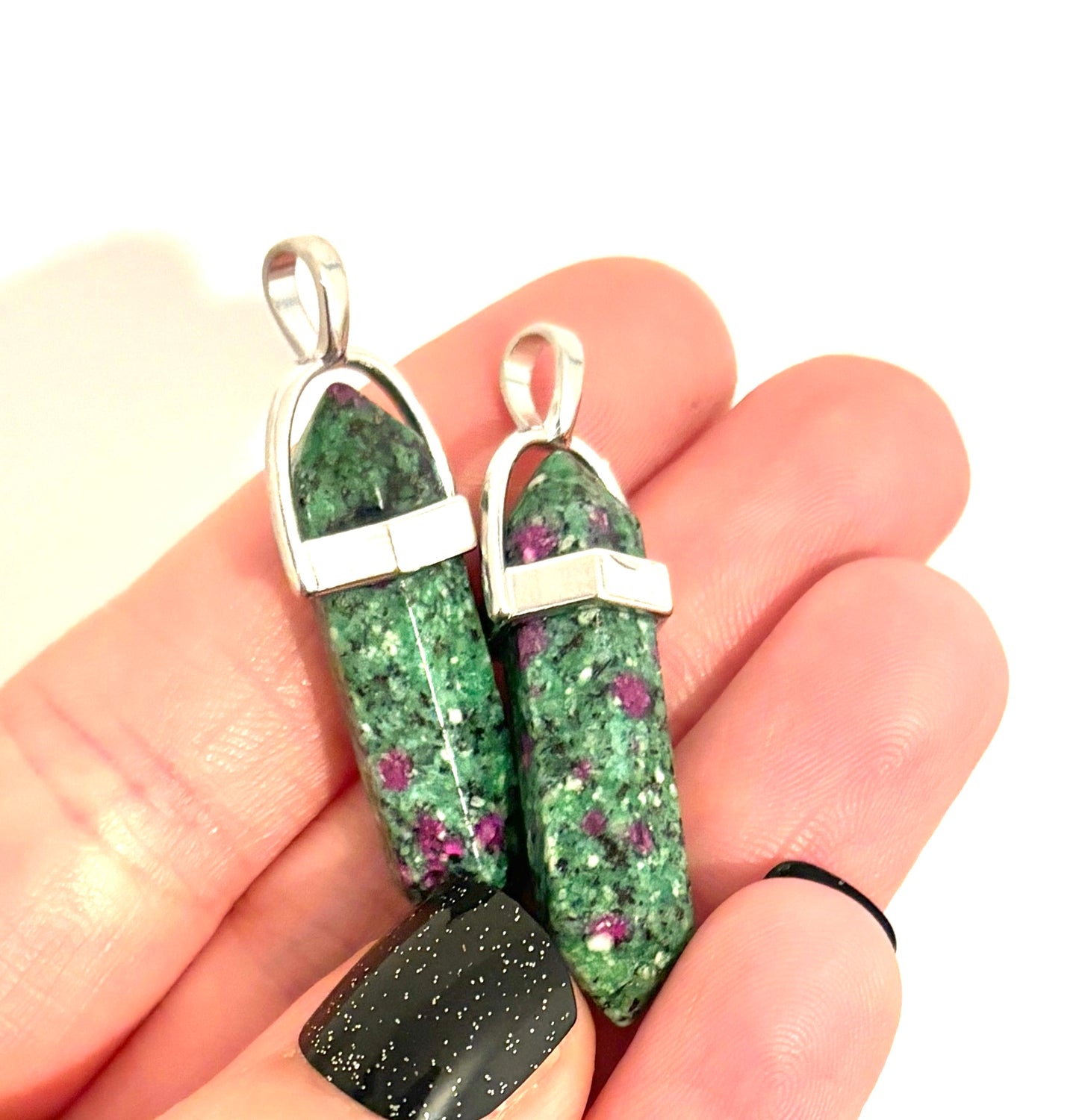 Ruby Zoisite Pendant