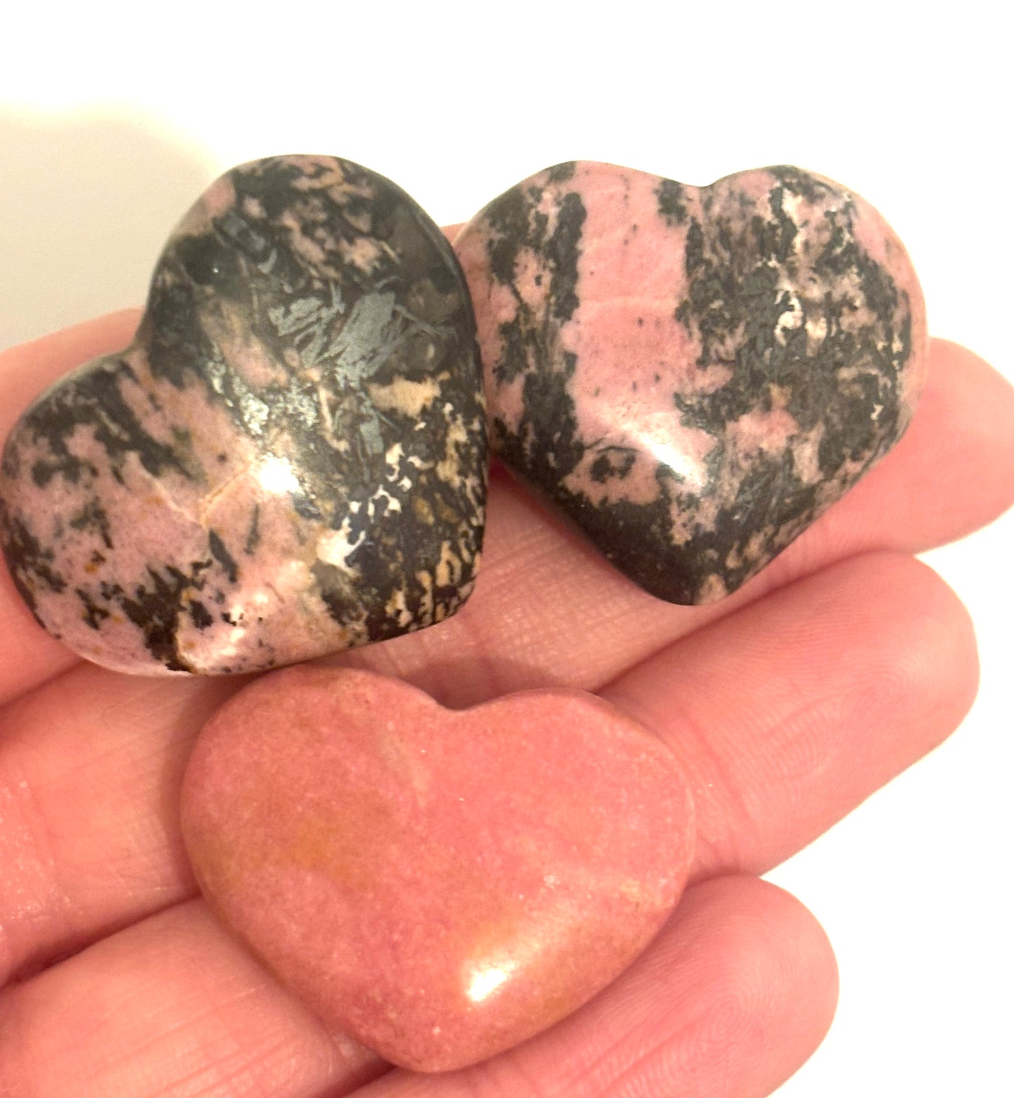 Rhodonite High Grade Small Heart