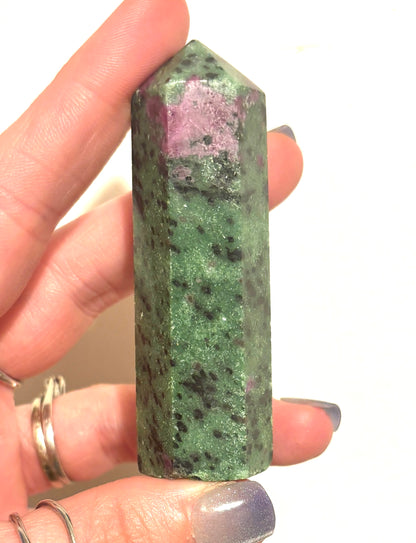 Ruby Zoisite Rare Small High Grade Tower