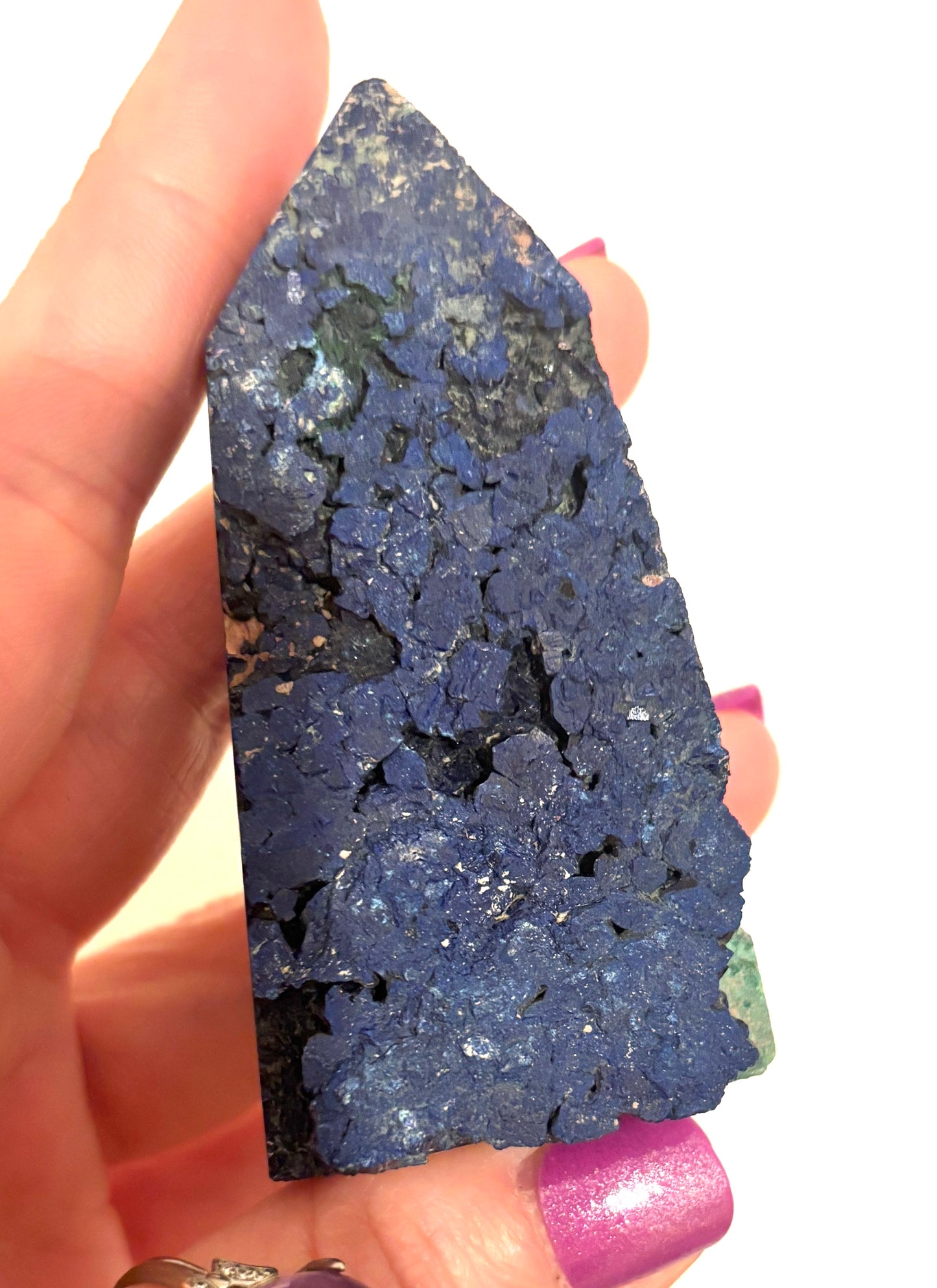 Azurite (With Malachite)Rare Tower