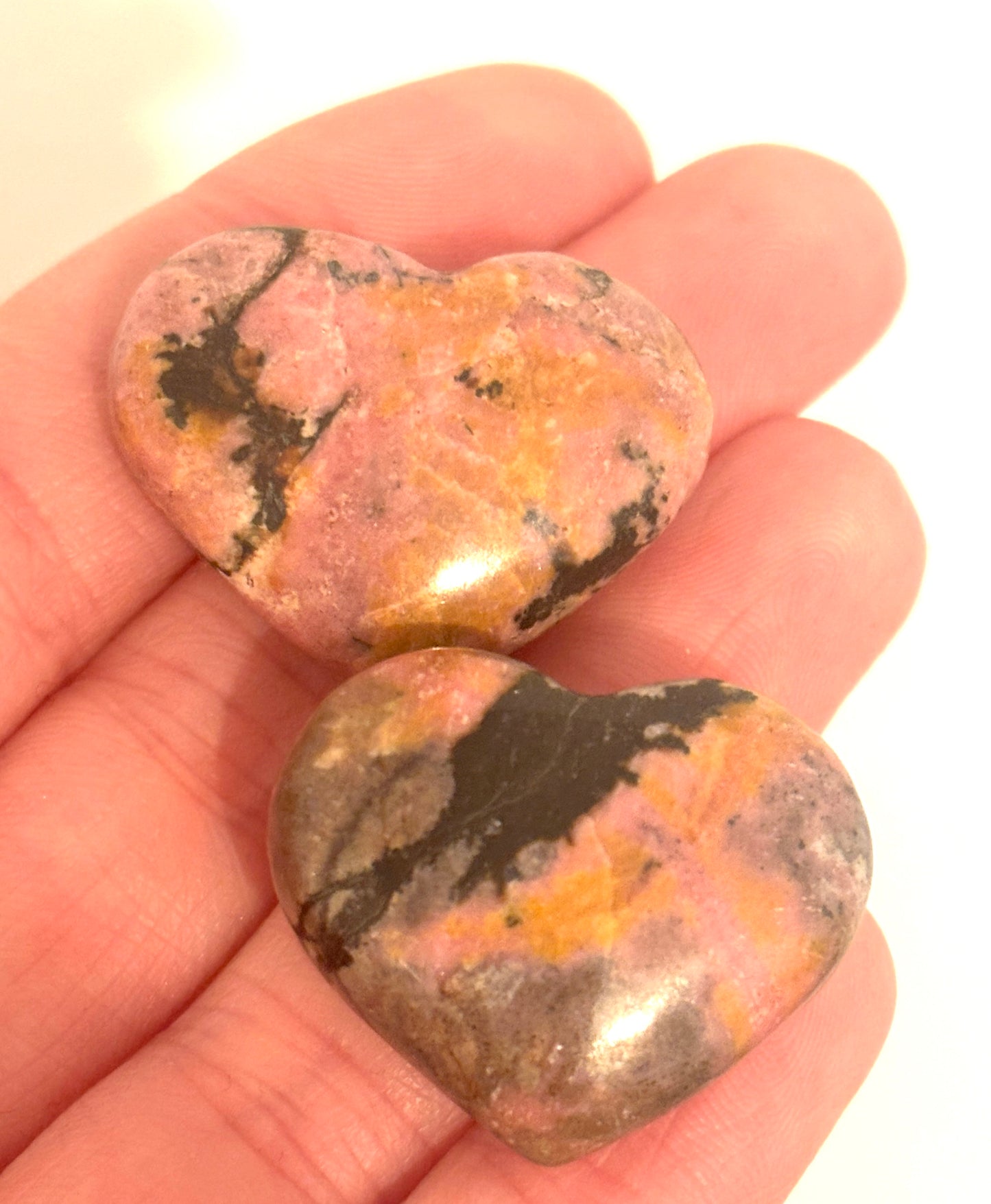 Rhodonite High Grade Small Heart