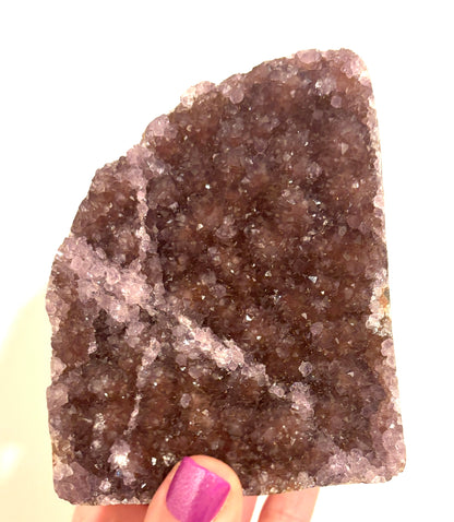 Red Amethyst 1.1 Kilo Extremely Rare Cut Base