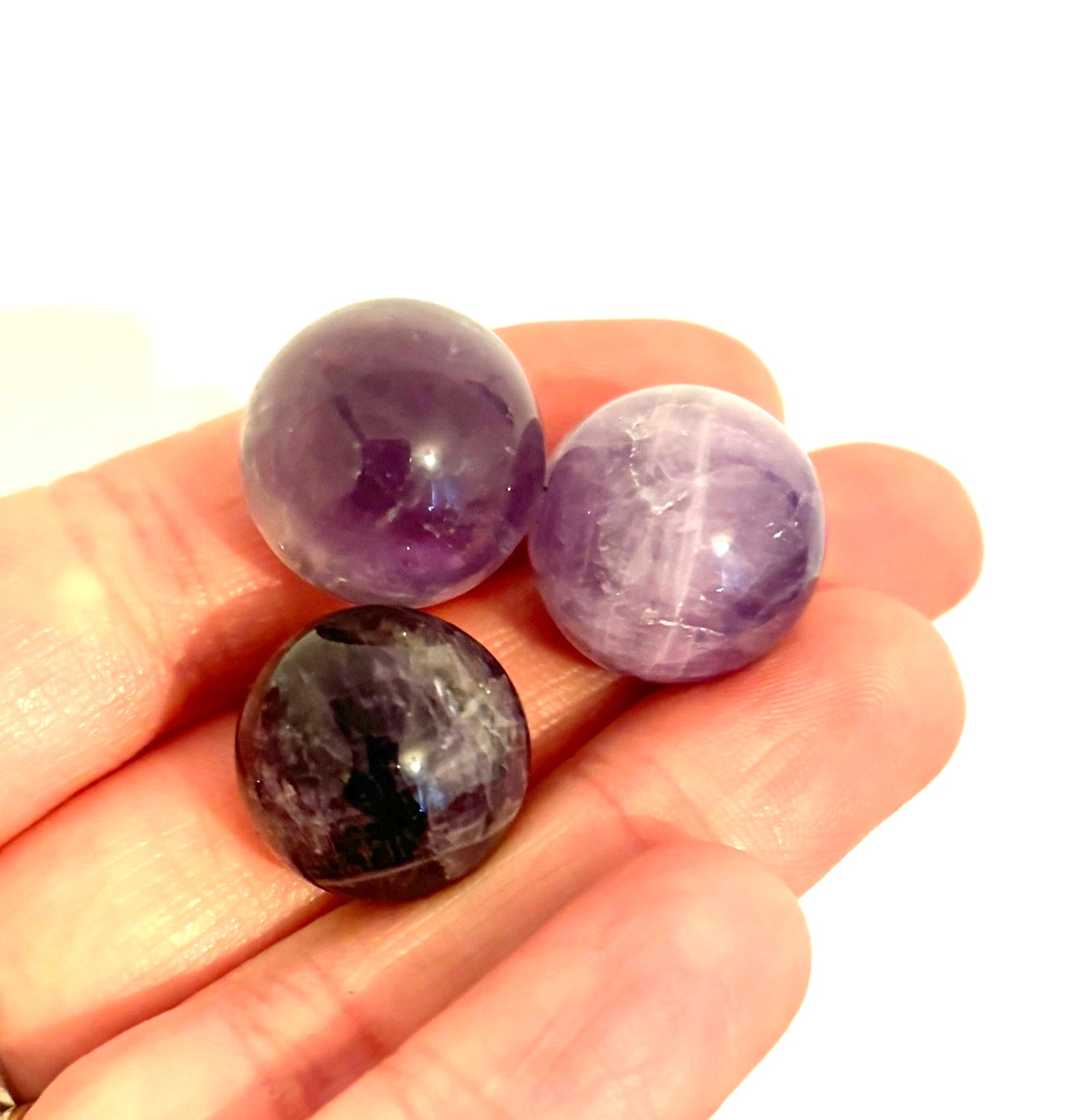 Chevron Amethyst Mini Sphere