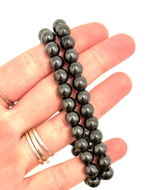 Hematite Beaded Bracelet