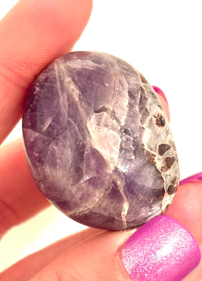 Chevron Amethyst Large Jumbo Tumble