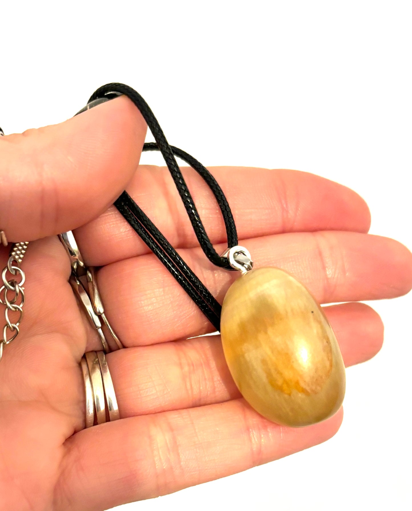 Yellow Chunky Fluorite Necklace