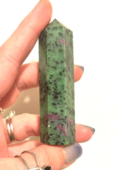 Ruby Zoisite Rare Small High Grade Tower