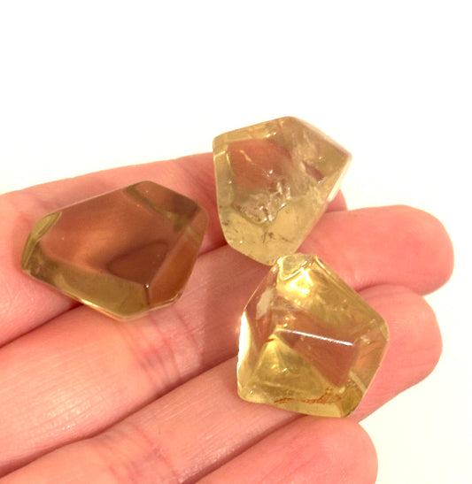 Natural Citrine High Grade Mini Faceted Freeform